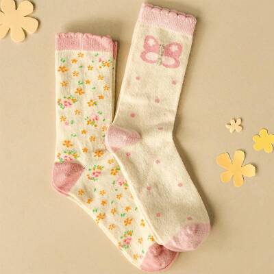 Rockahula: Kindersocken Butterfly 2Paar 6-8 Jahre