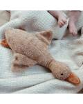 Flow: Kuscheltier Gans in braun aus Teddystoff mit...