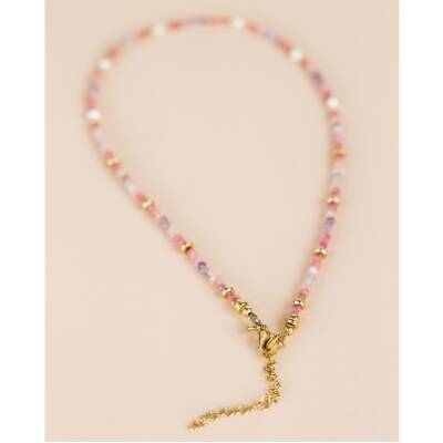 Muja Juma: Halskette Rhodochrosite mix