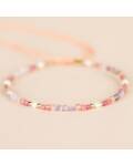 Muja Juma: Armband verstellbar Rhodochrosite mix
