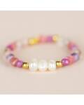 Muja Juma: Perlen Ring Rhodochrosite mix
