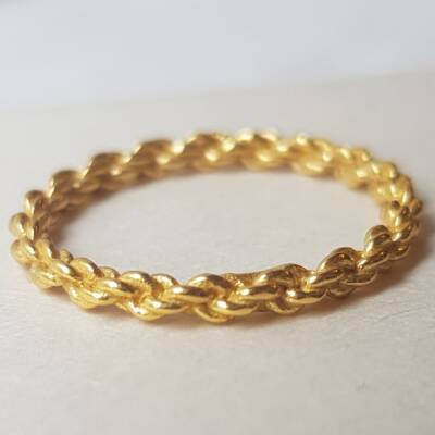 Muja Juma: Ring gold braided band