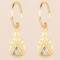 Muja Juma: Ohrringe gold Scarab Labradorit 3x3mm