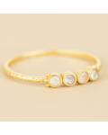 Muja Juma Ring gold Caterpillar Labradorit...