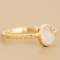 Muja Juma: Ring gold Lanternfly Rosa Chalzedon 54