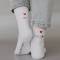 Eulenschnitt: Socken Be Happy weiß