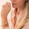 A beautiful Story: Armband mit Blumen-Anhänger gold