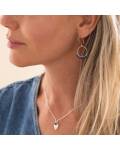 A beautiful Story: Ohrringe mit Lapis Lazuli Perlen am Ring
