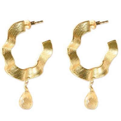 A Beautiful Story: Ohrringe vergoldet Ambitious Citrine