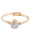 A Beautiful Story: Ring vergoldet Faithful Mondstein
