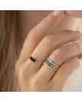 A beautiful Story: Elastischer Ring mit Labradorit und...