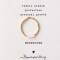 A Beautiful Story: Ring elastisch Mondstein gold