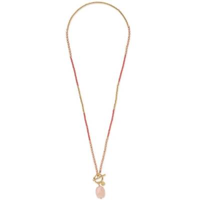 A Beautiful Story: Kette gold Rosenquarz Secure 55cm
