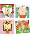 Djeco: Sticker Bastelset - Jeder ist anders