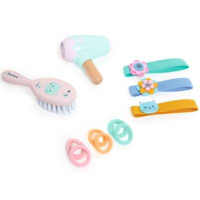Pomea Puppe Zubehör Friseurset 11-teilig