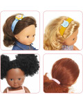 Pomea Puppe Zubehör Friseurset 11-teilig