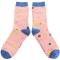 Miss Sparrow: Bambus Socken Happy Birthday rosa