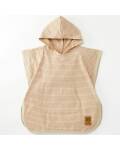 Cloby: Poncho mit UV-Schutz 50+ sand/ginger gestreift