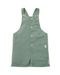 Little Dutch: Kurze Latzhose Forest Bio Baumwolle 86