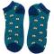 Mr Heron: Bambus Sneaker Socken Herren Bienen petrol