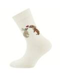 Kindersocken Hasen weiß Größe 27-30 Ewers