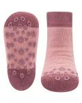 Krabbelsocken rosa ABS Noppen-Sohle und Zehen Ewers