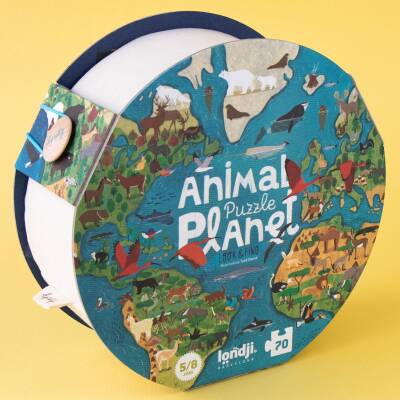 Londji; Puzzle Animal Planet 70Teile von 5-8 Jahren