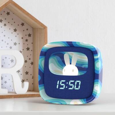 Wecker mit Nachtlicht Billy Blue Waves MOB