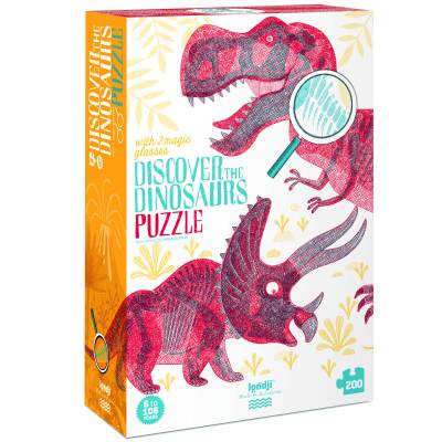 Londji; Puzzle Dinosaurier entdecken 200Teile ab 6 J