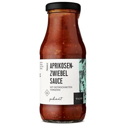 Wajos: Aprikosen-Zwiebel Sauce 245ml