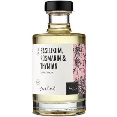 Wajos: Tonic Sirup Basilikum,Rosmarin&Thymian 200ml