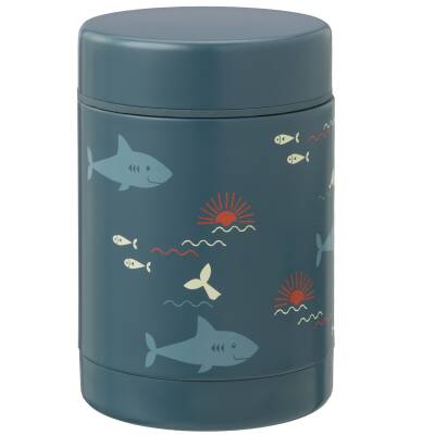Fresk: Thermobehälter Food Jar 300ml Shark blau