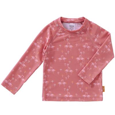 UV Shirt Langarm Kinder Flamingo rosa Fresk