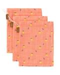 Musselin Waschlappen Summer Fruit 3erSet Bio-BW Fresk