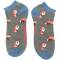 Mr Heron: Bambus Sneaker Socken Herren Fuchs grau
