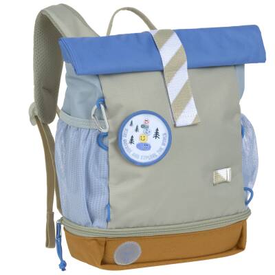 Lässig: Kinderrucksack Rolltop Explorer Sunny blau