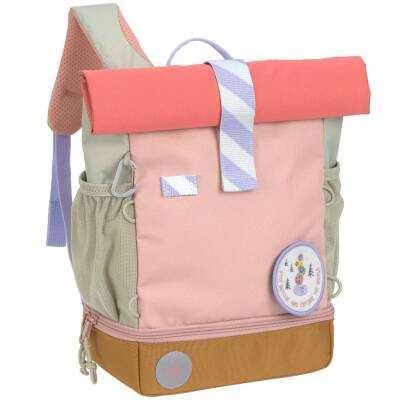 Lässig: Kinderrucksack Rolltop Explorer Sunny rosa