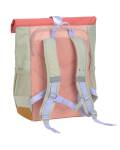 Lässig: Medium Rolltop Rucksack in rosa pink mit...