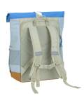 Lässig: Medium Rolltop Rucksack in grün blau...