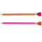 Bleistift mit Quaste Spiegelburg pink-Quaste orange