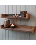 Chic Antique dekoriertes Wandregal im antiken Look aus...