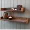 Chic Antique dekoriertes Wandregal im antiken Look aus altem Holz