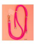 Verstellbare Handykette mit Phone-Strap Neon-Pink
