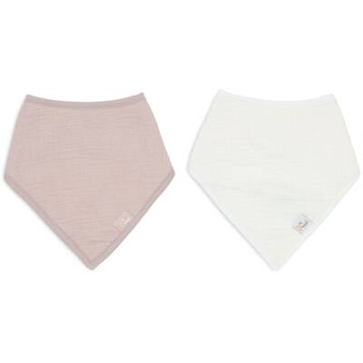 Bandana Halstuch Musselin rosa-creme 2er-Set Jollein