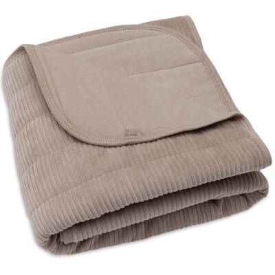 Jollein: Babydecke 75x100cm Velvet Rib Milky Coffee