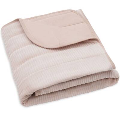 Jollein: Babydecke 75x100cm Velvet Rib Wild Rose
