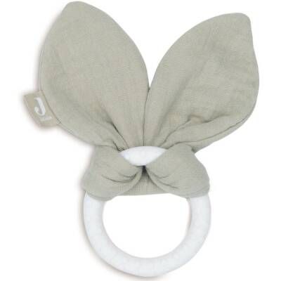 Beißring Silikon Bunny Ears oliv Jollein