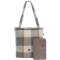 Jollein: Wickeltasche Shopper Check Boucle