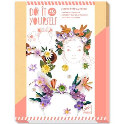 Djeco: Haarreif basteln Flower Friends ab 7Jahren