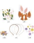 Djeco: Haarreif basteln Flower Friends ab 7Jahren